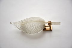 Mid-century Murano gold leaf wall light by Ercole Barovier for Barovier & Toso