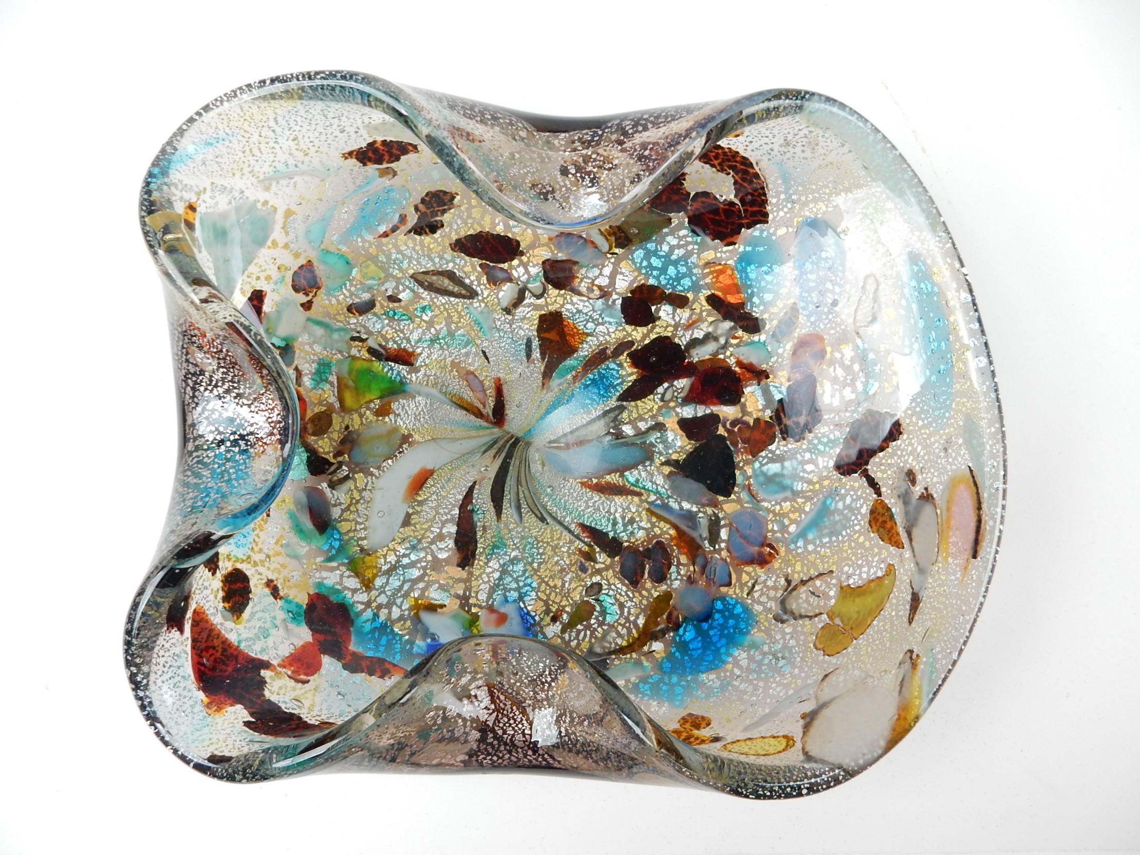 Mid-Century Modern Mid-Century Murano Italy Art Glass Bowl Lot For Sale