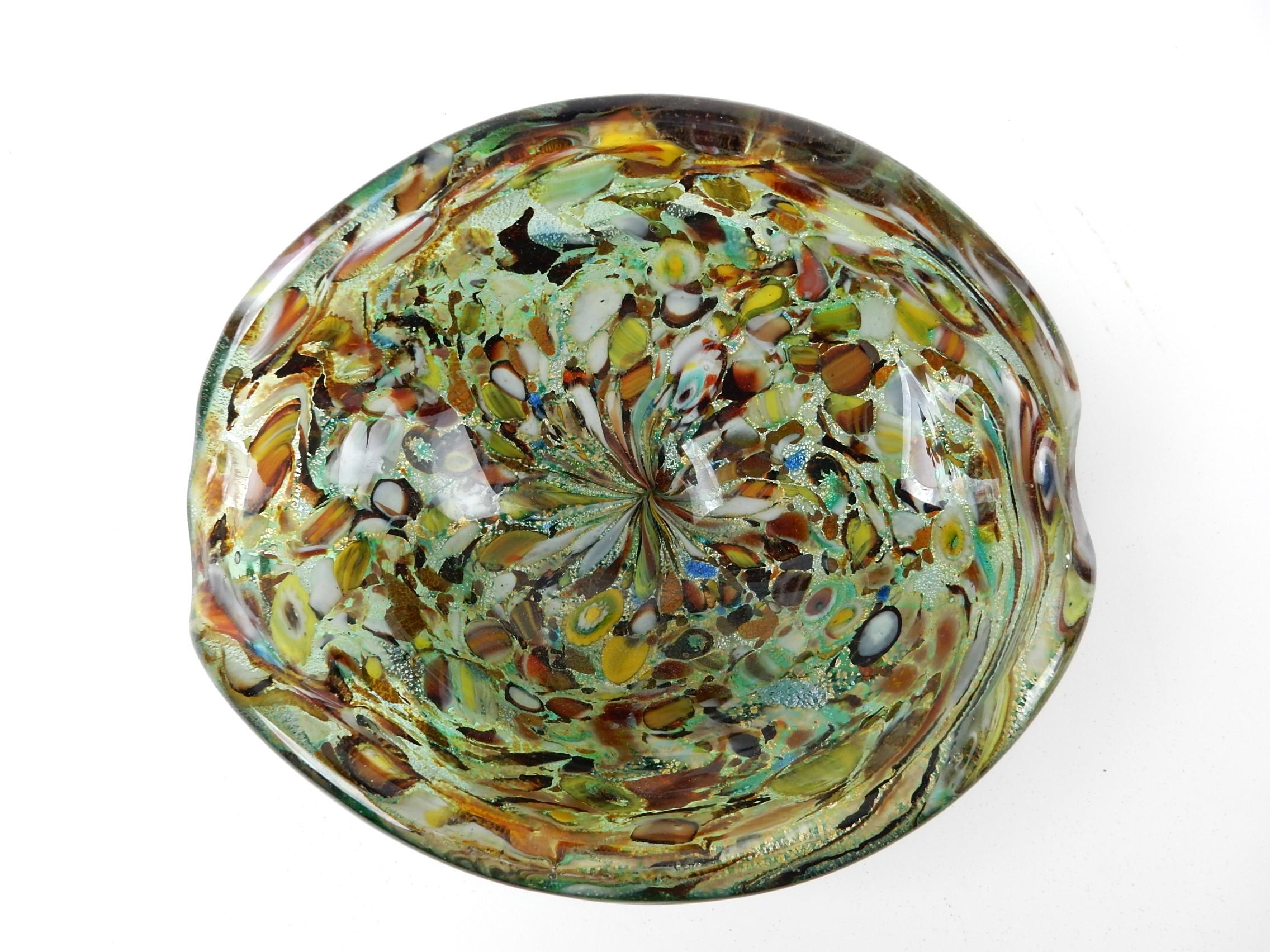 Lote de cuencos de cristal de Murano Italia de mediados de siglo Italiano en venta