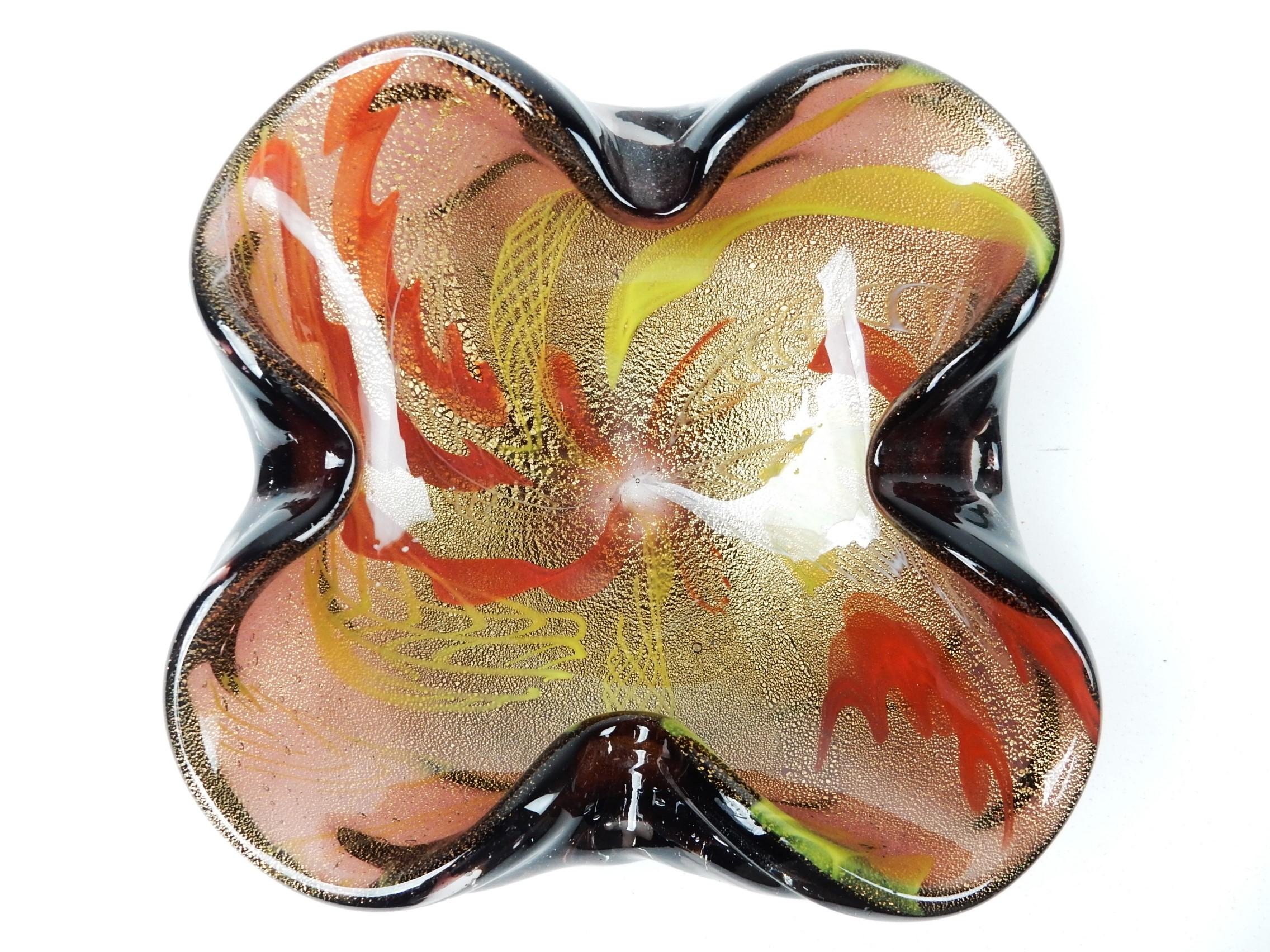 Mid-Century Murano Italy Art Glass Bowl Lot In Good Condition For Sale In Las Vegas, NV