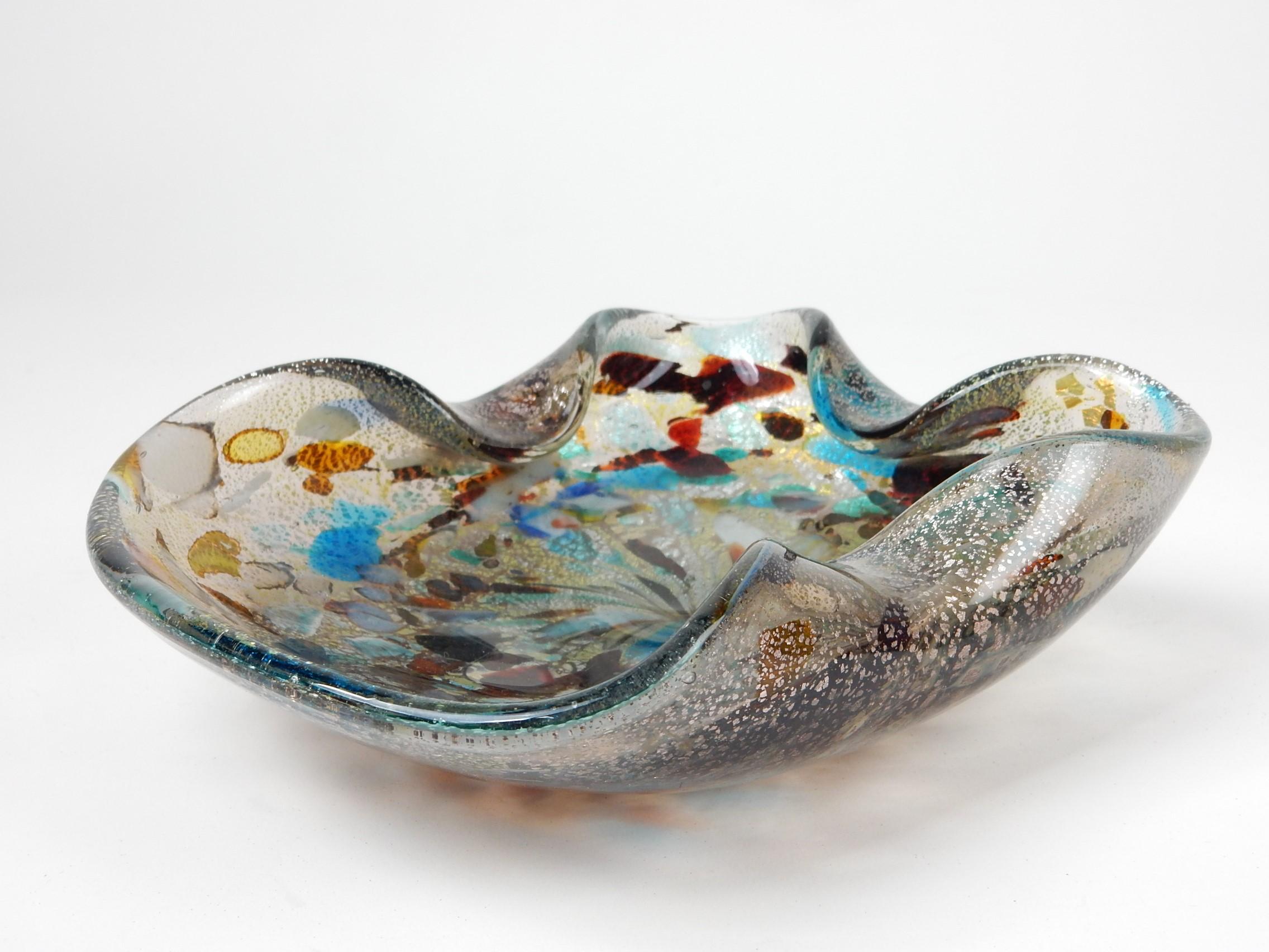 20th Century Mid-Century Murano Italy Art Glass Bowl Lot For Sale