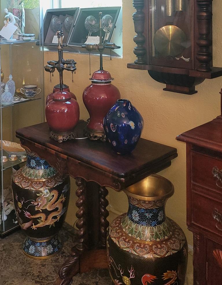 Vase en verre d'art de Murano de style Millefiori du milieu du siècle dernier en vente 2