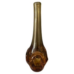 Mid-Century Murano Peach Vase