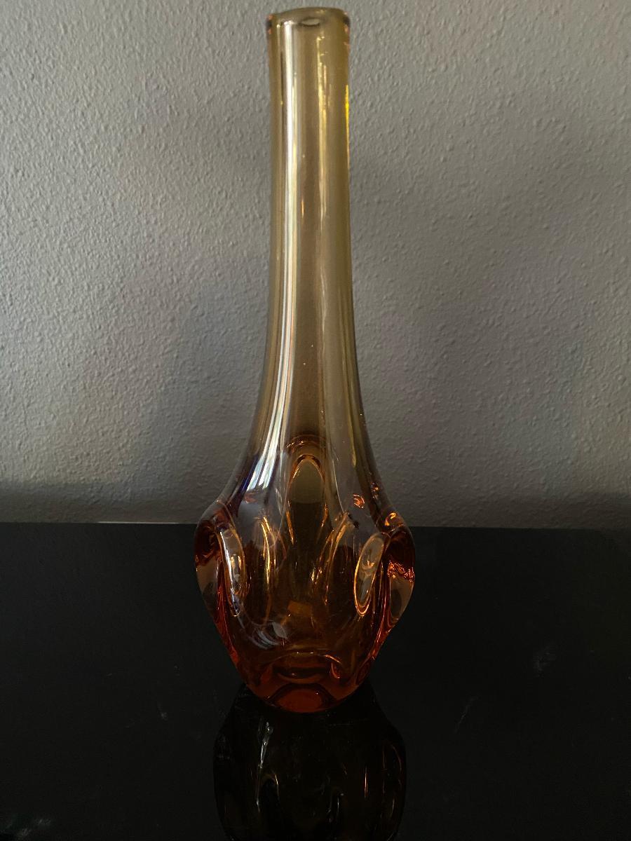 Other Mid-Century Murano Peach Vase  For Sale