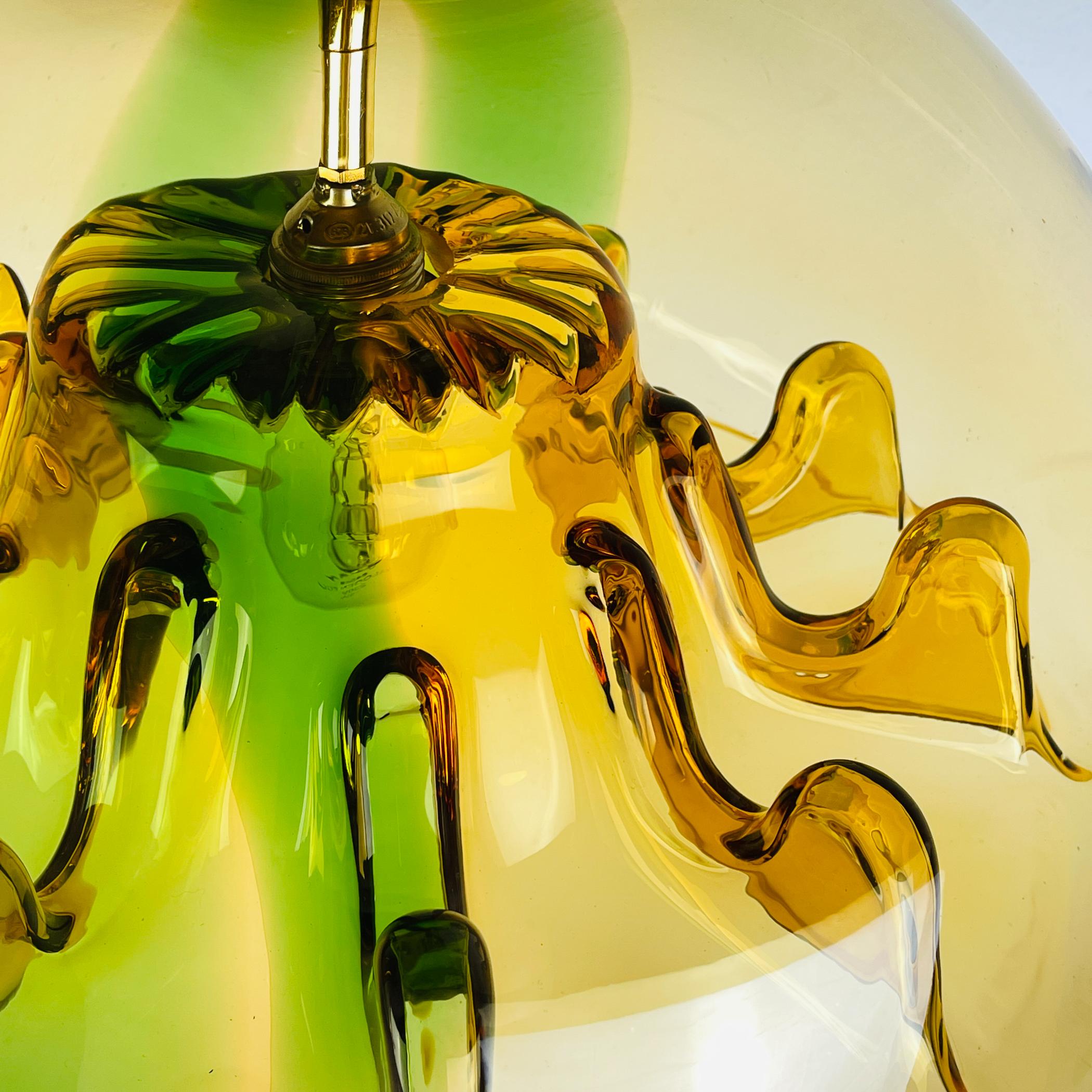 Mid-century murano pendant lamp Medusa, Italy 1960s For Sale 6