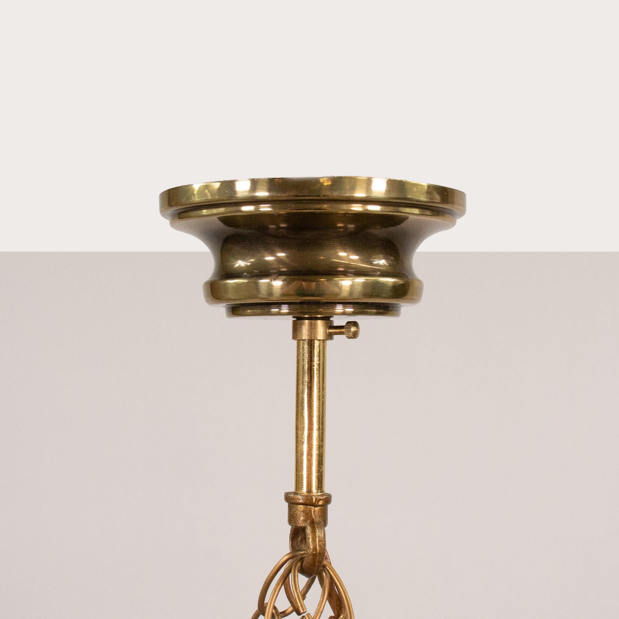 Mid-Century Murano Pendant Light In the Manner of Vistosi en vente 3