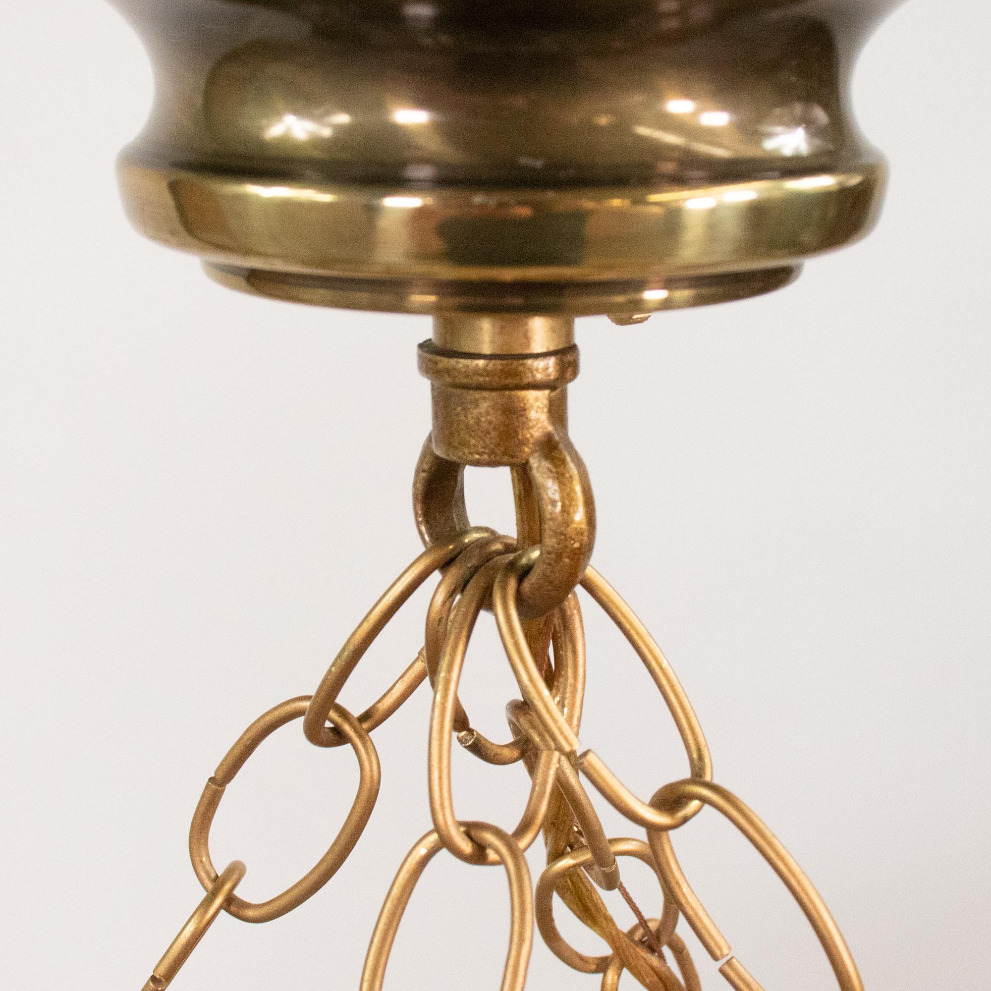Mid-Century Murano Pendant Light In the Manner of Vistosi en vente 6