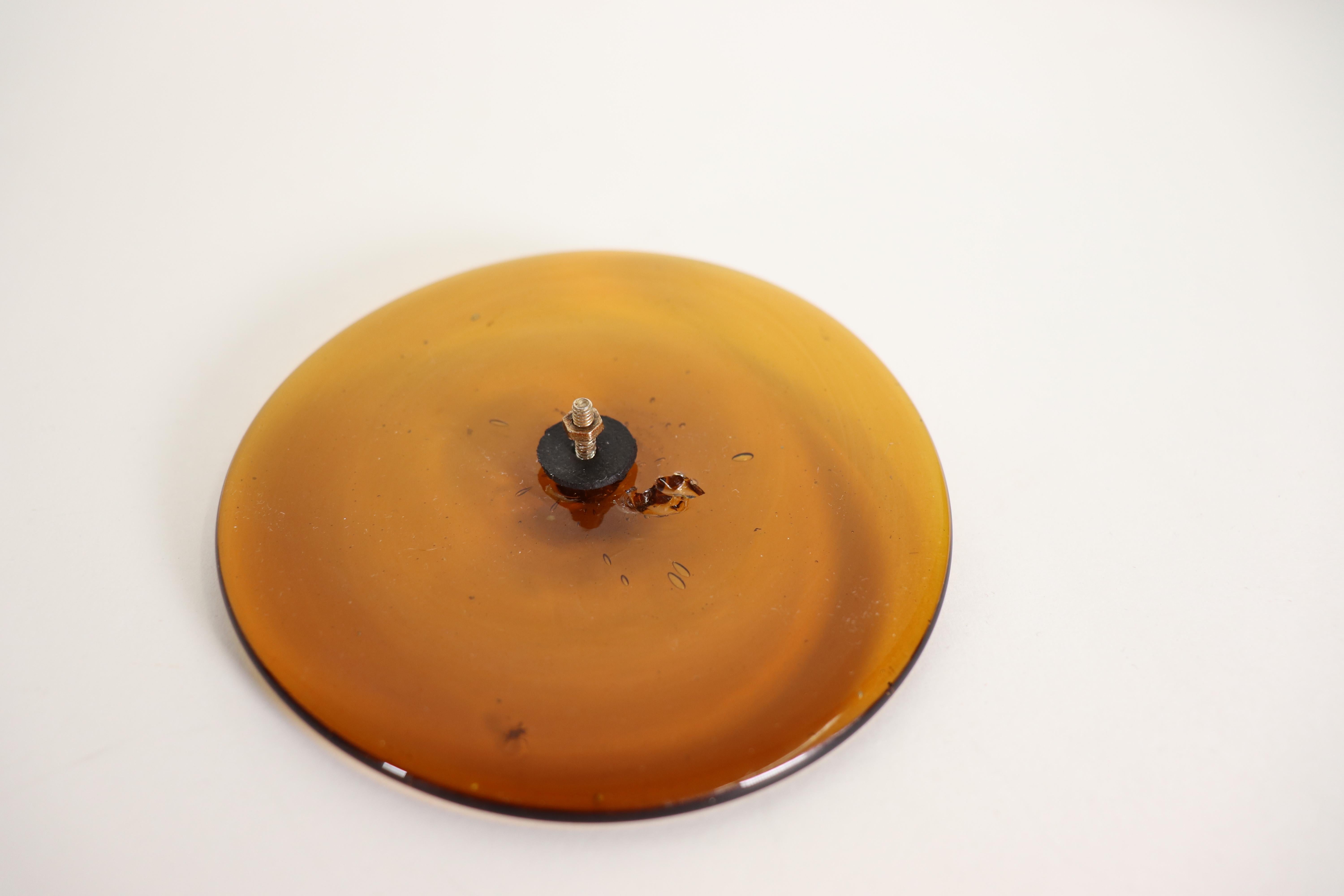 Mid-Century Murano Pendant Light In the Manner of Vistosi en vente 10