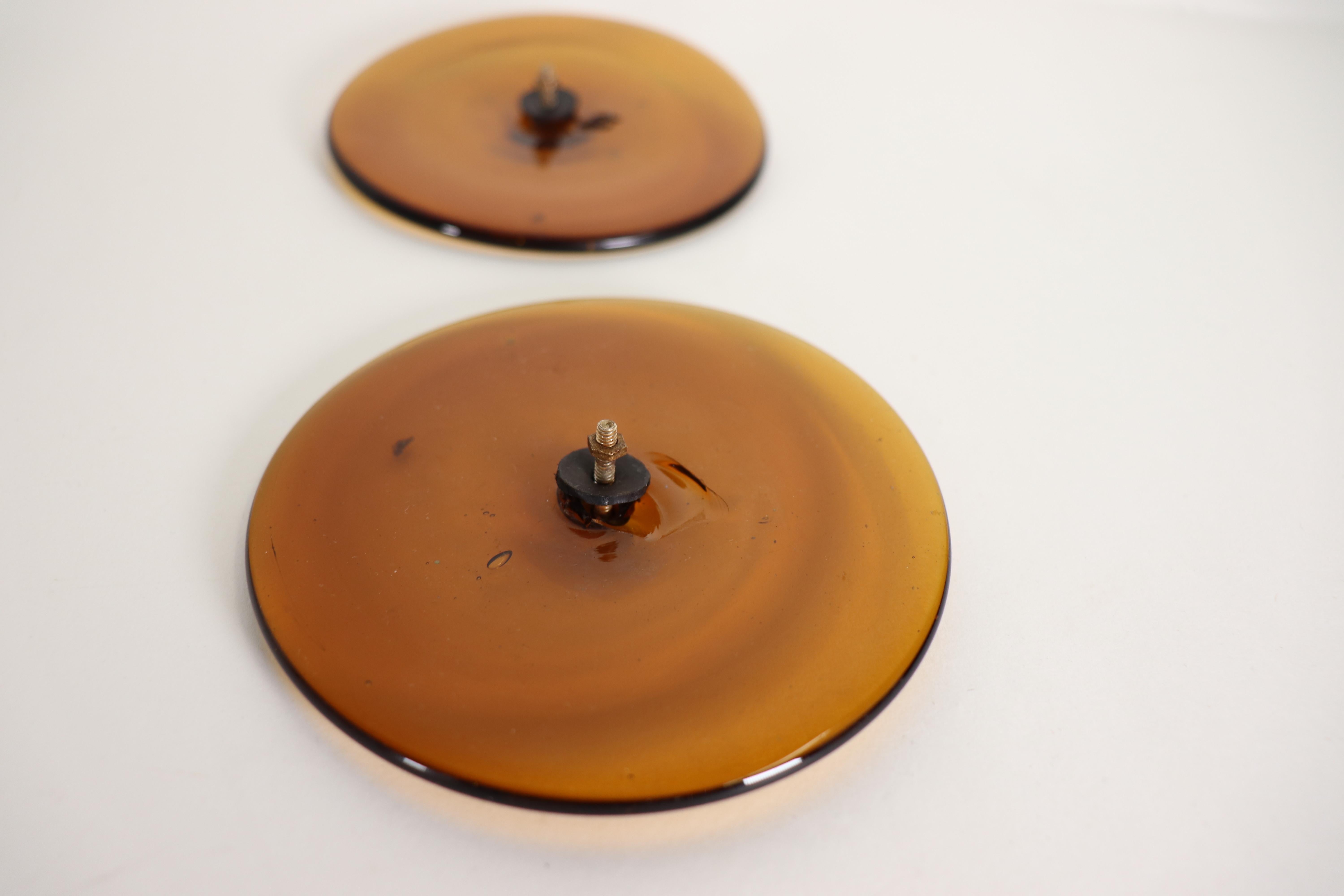 Mid-Century Murano Pendant Light In the Manner of Vistosi en vente 1