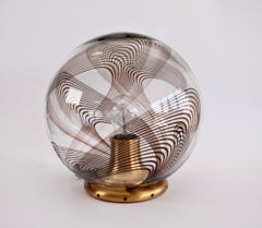 Mid Century Murano Table Lamp In the style of Lino Tagliapietra