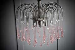 Mid Century Murano Tear drop Chandelier