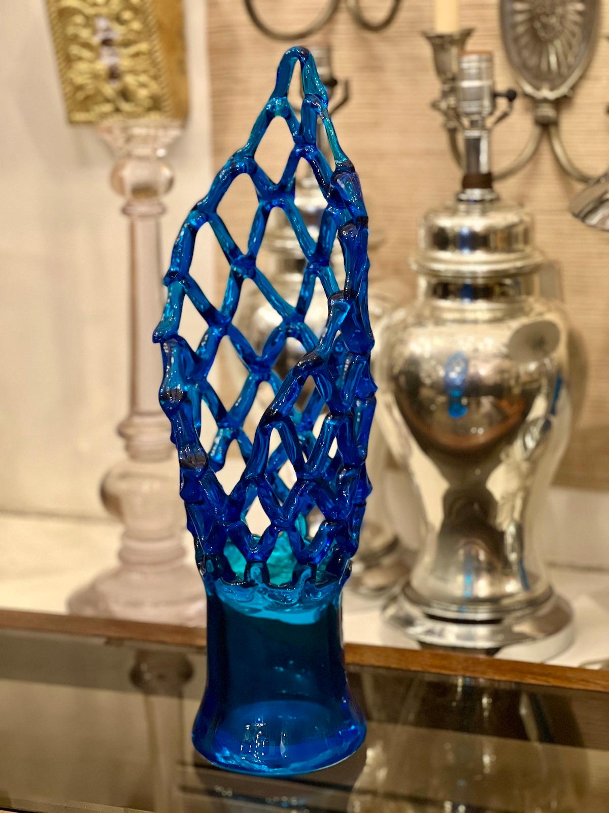 Murano-Vase aus der Mitte des Jahrhunderts (Mitte des 20. Jahrhunderts) im Angebot