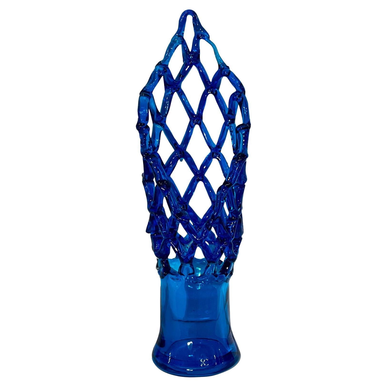Murano-Vase aus der Mitte des Jahrhunderts im Angebot
