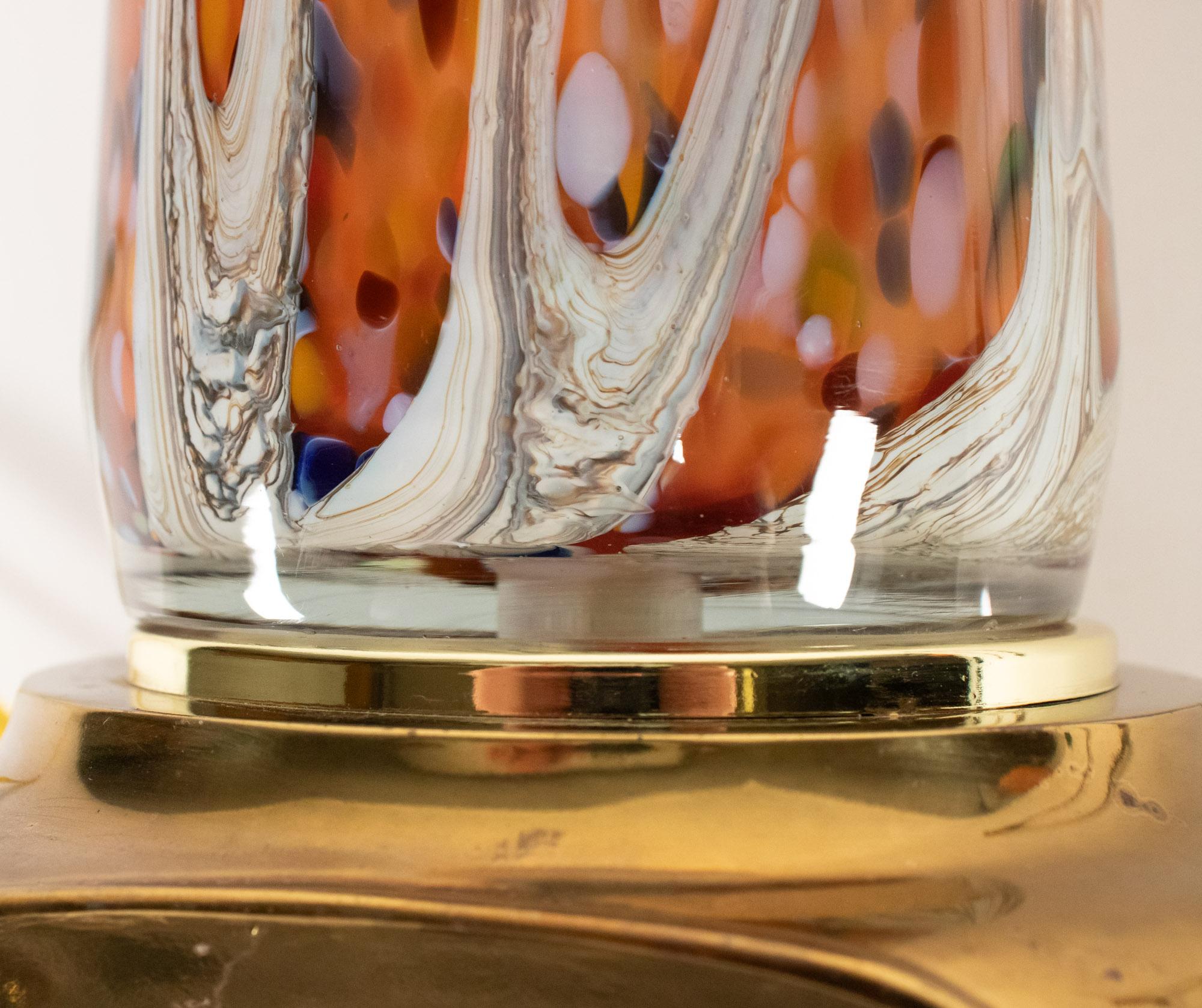 Lampe de table Murano du milieu du siècle dernier en vente 8