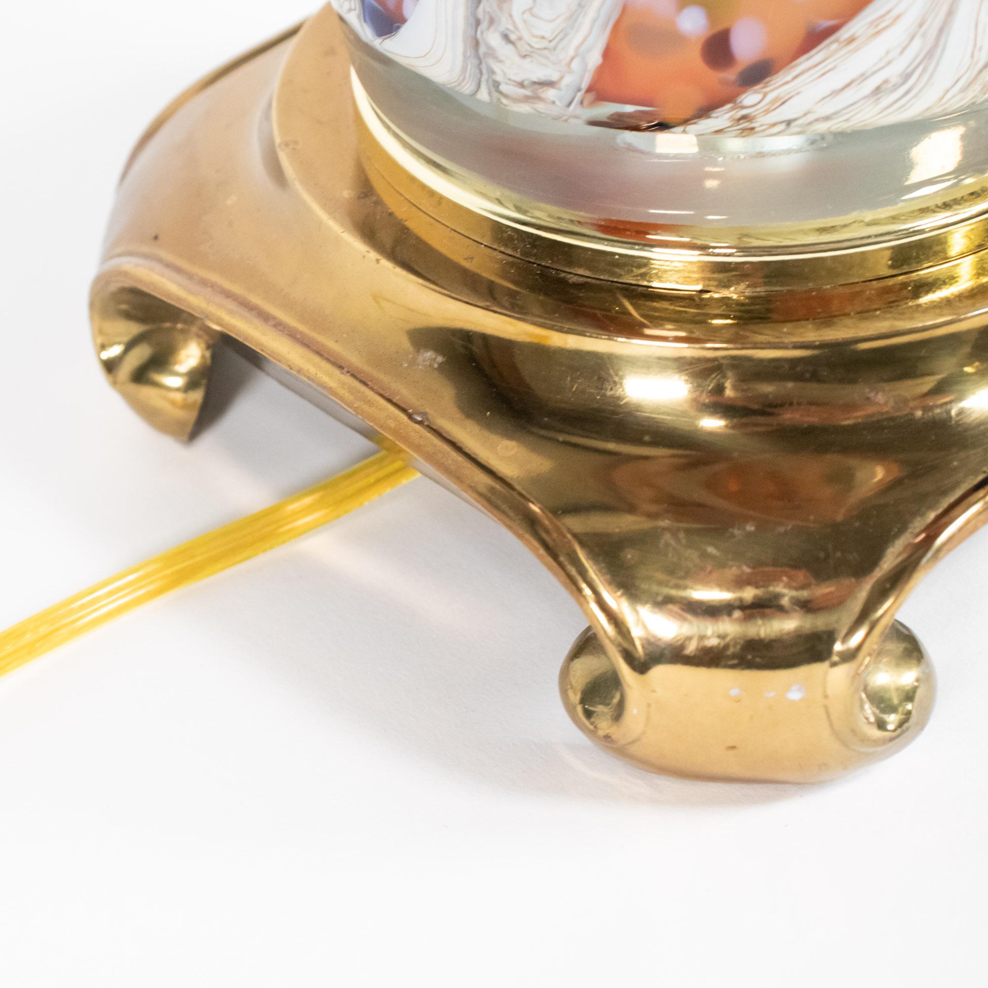 Lampe de table Murano du milieu du siècle dernier en vente 12