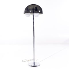Mid Century Mushroom Chrome Floor Lamp