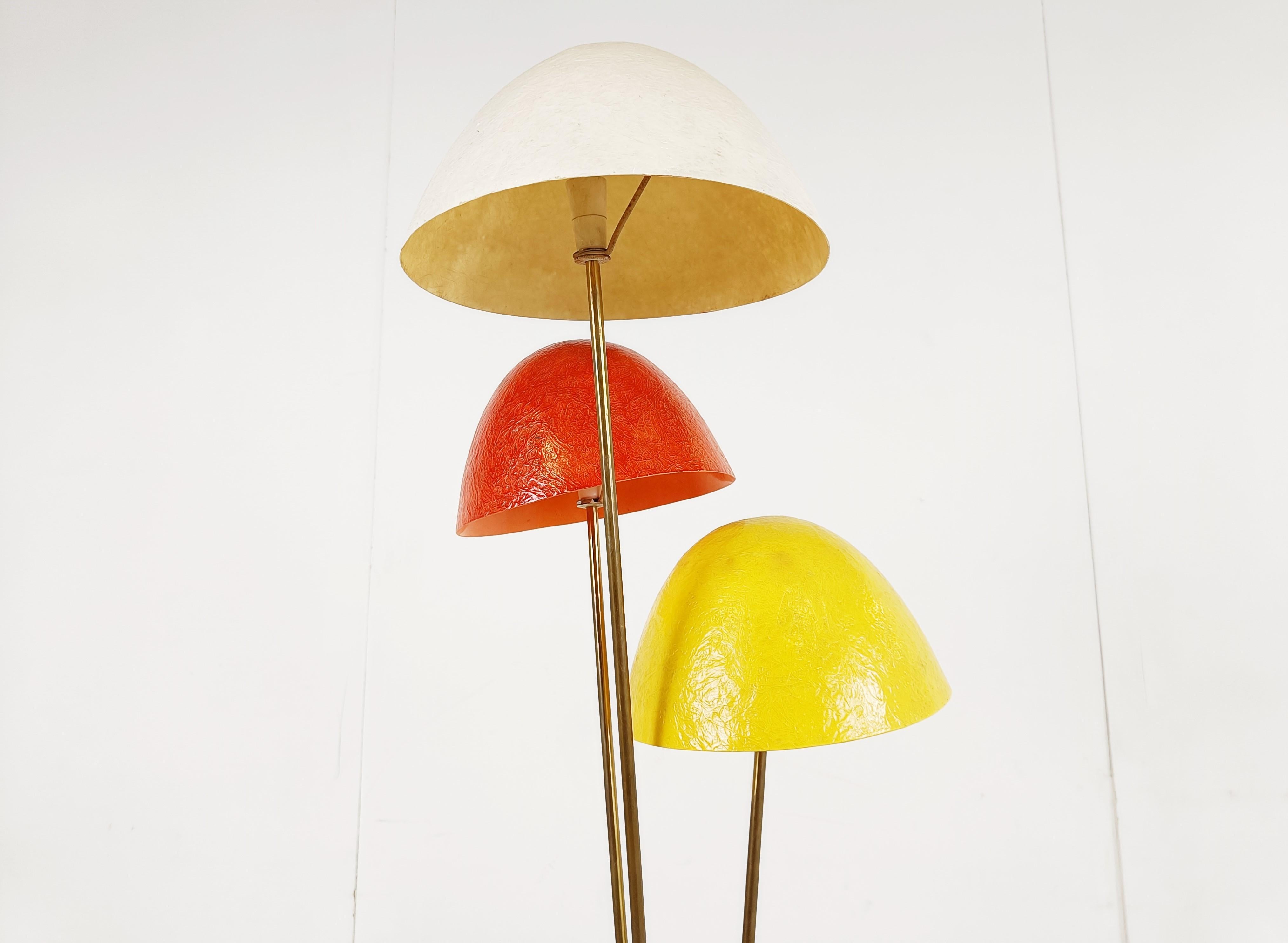 Pilz-Stehlampe aus der Mitte des Jahrhunderts, 1950er Jahre (Mitte des 20. Jahrhunderts) im Angebot