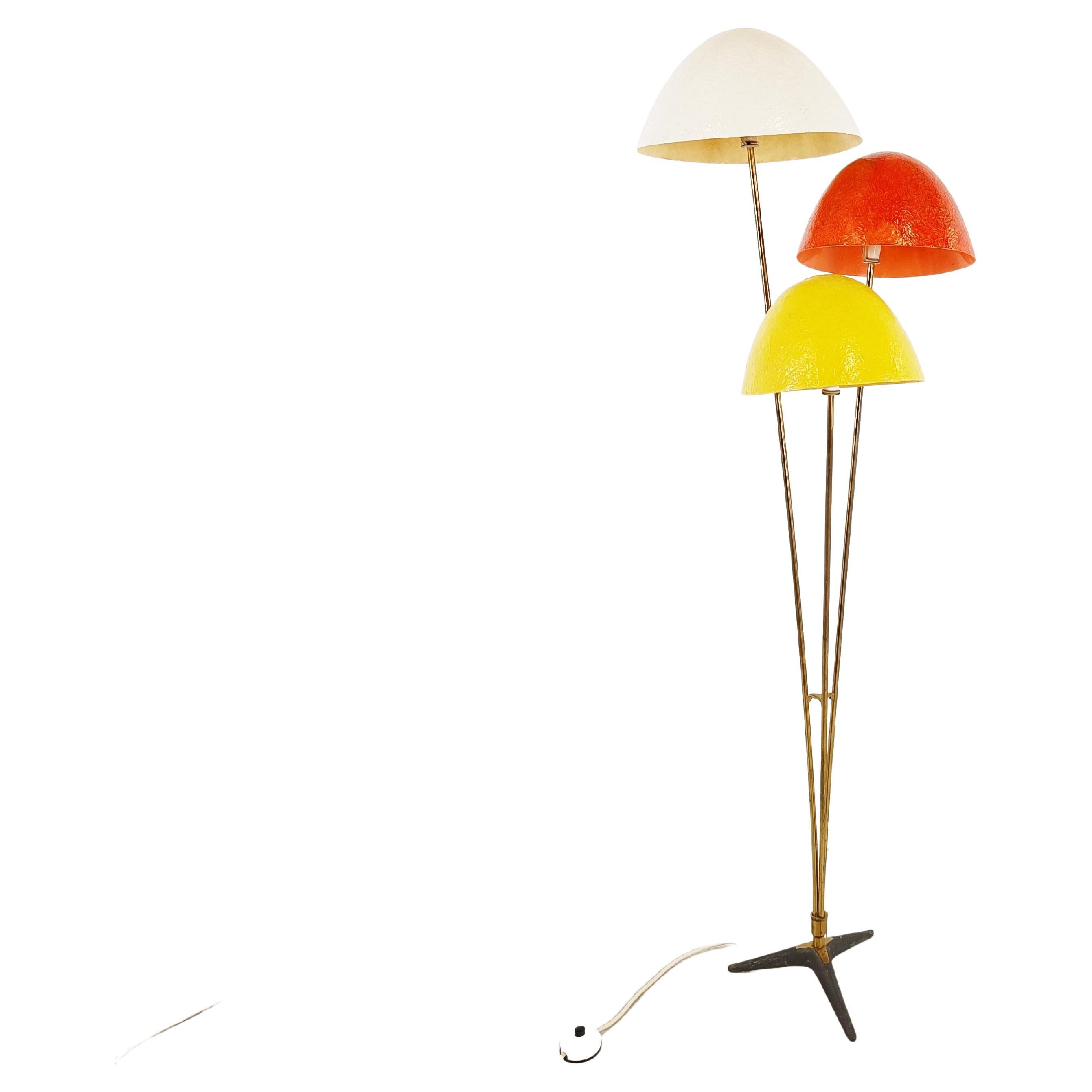 Pilz-Stehlampe aus der Mitte des Jahrhunderts, 1950er Jahre