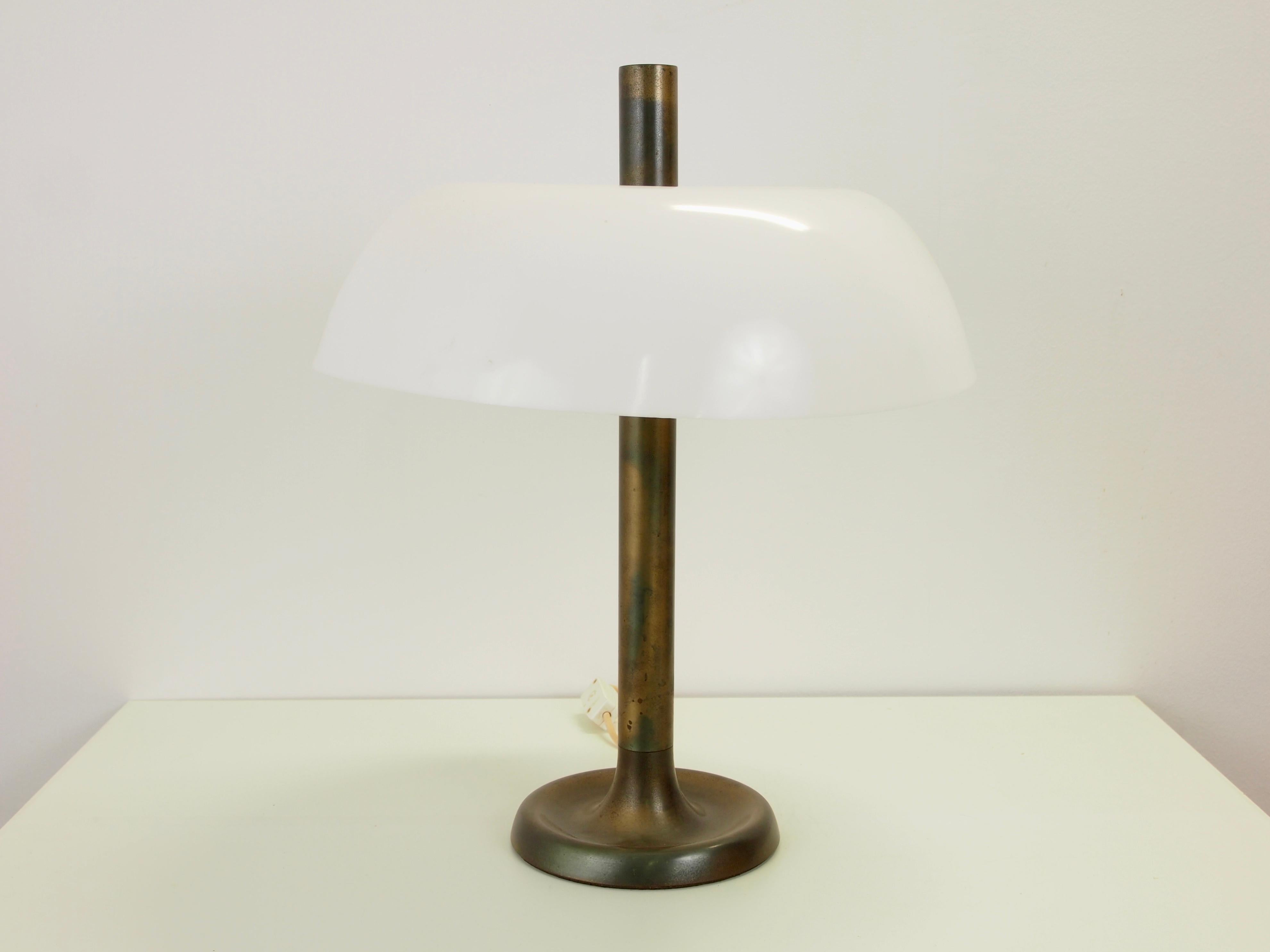 mushroom lamp mid century