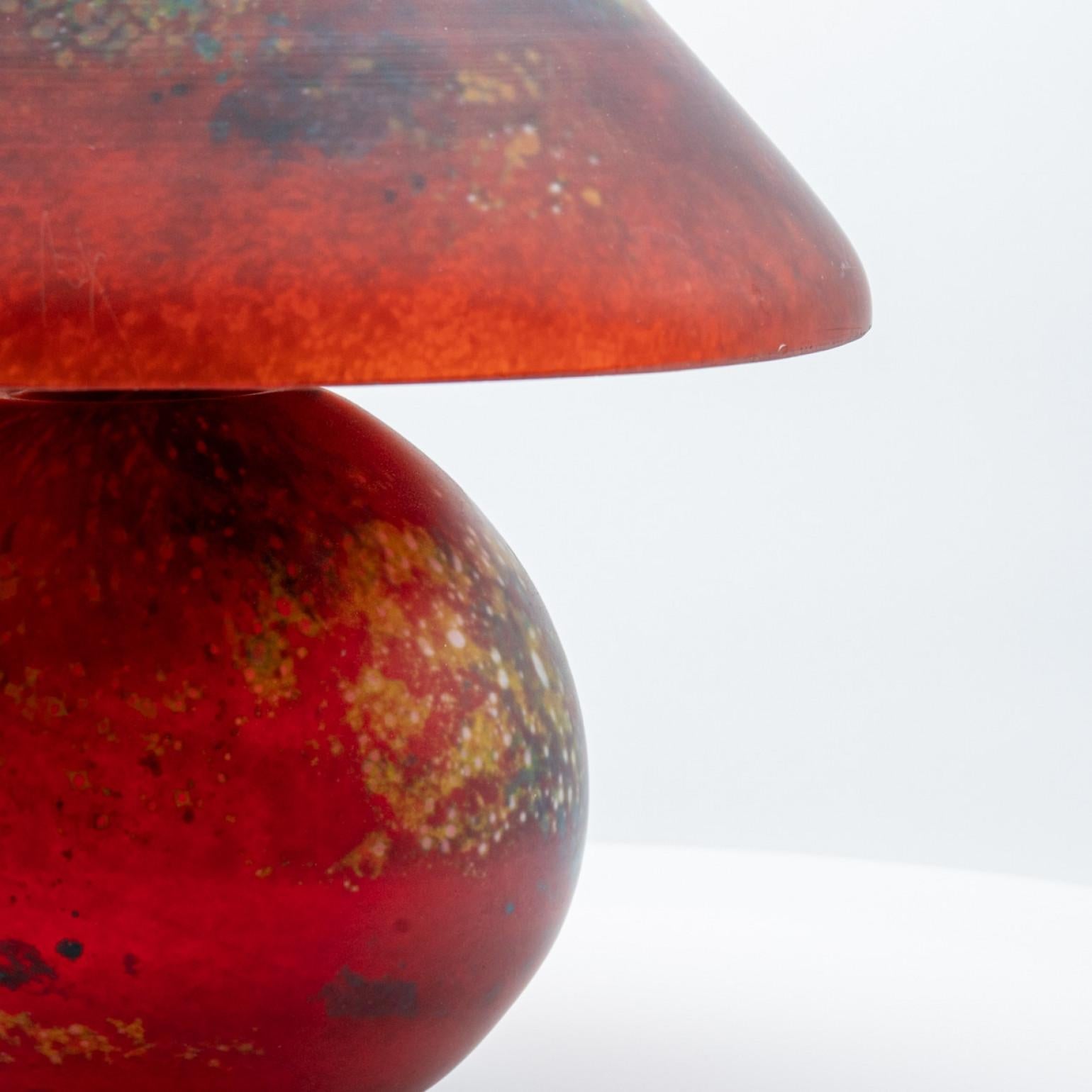 Lámpara de mesa en forma de seta de mediados de siglo Tief, Francia Art Nouveau en venta