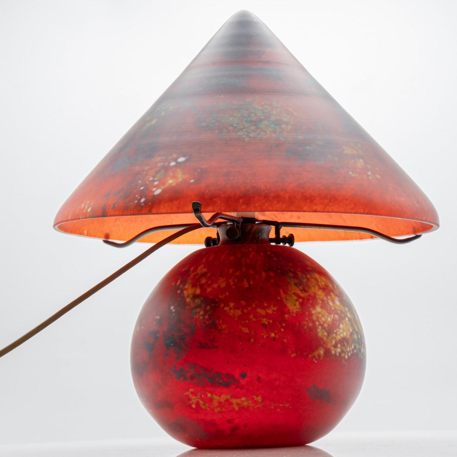 Lámpara de mesa en forma de seta de mediados de siglo Tief, Francia finales del siglo XX en venta