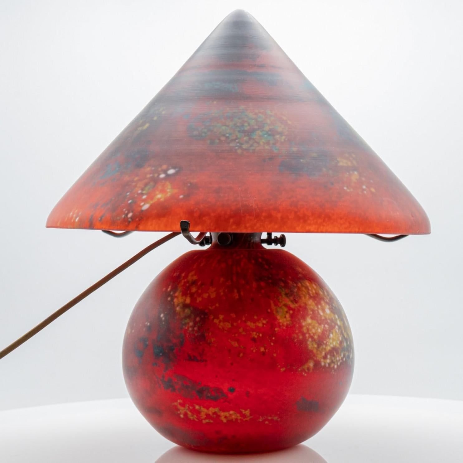 Lámpara de mesa en forma de seta de mediados de siglo Tief, Francia en venta 1