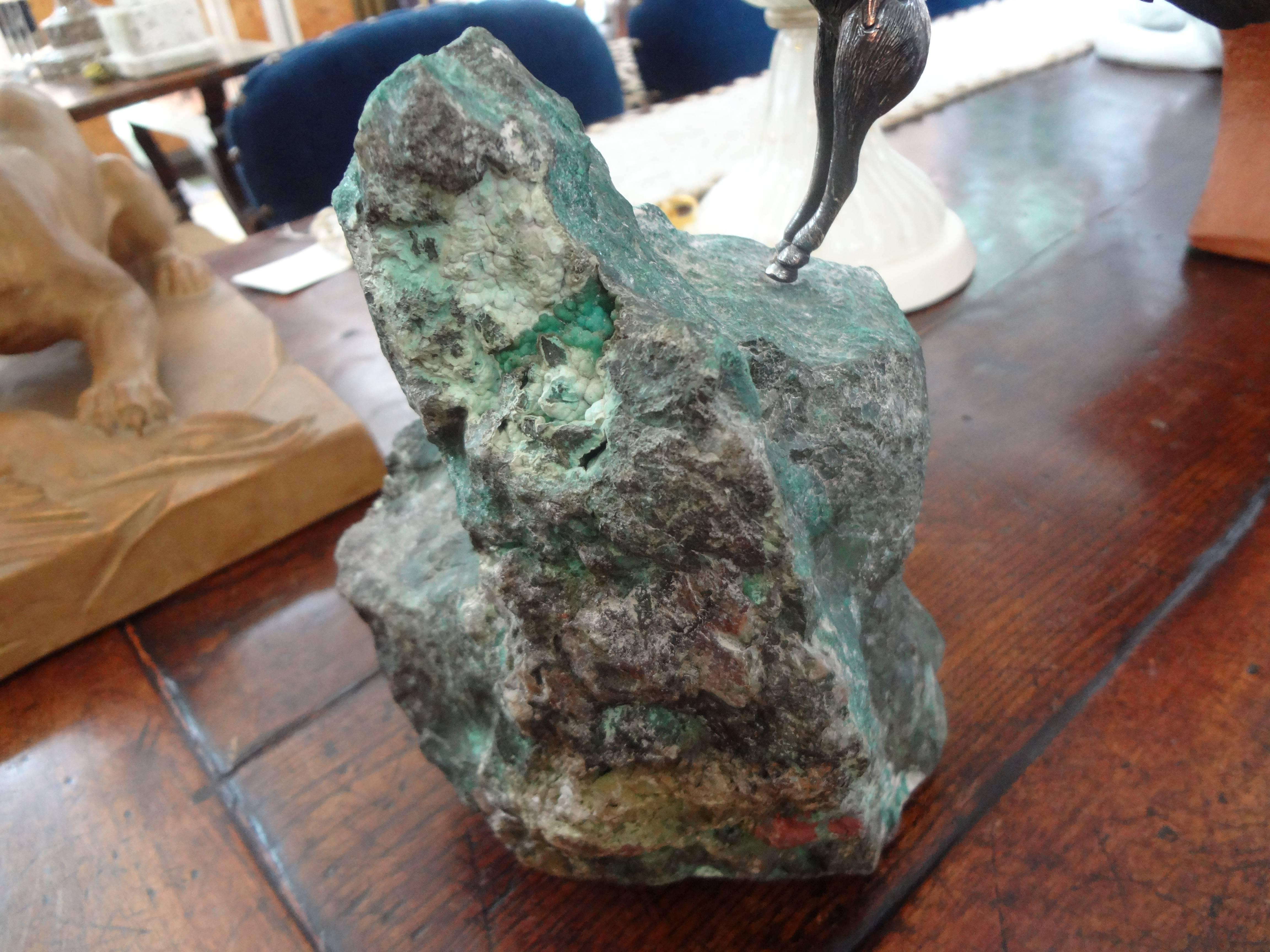 Unknown Midcentury Mythological Winged Sculpture on Stone Base For Sale