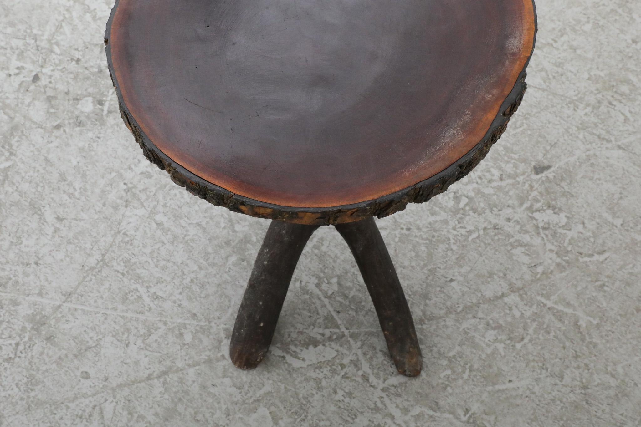 Table d'appoint en bois vivant de style Nakashima du milieu du siècle dernier en vente 10