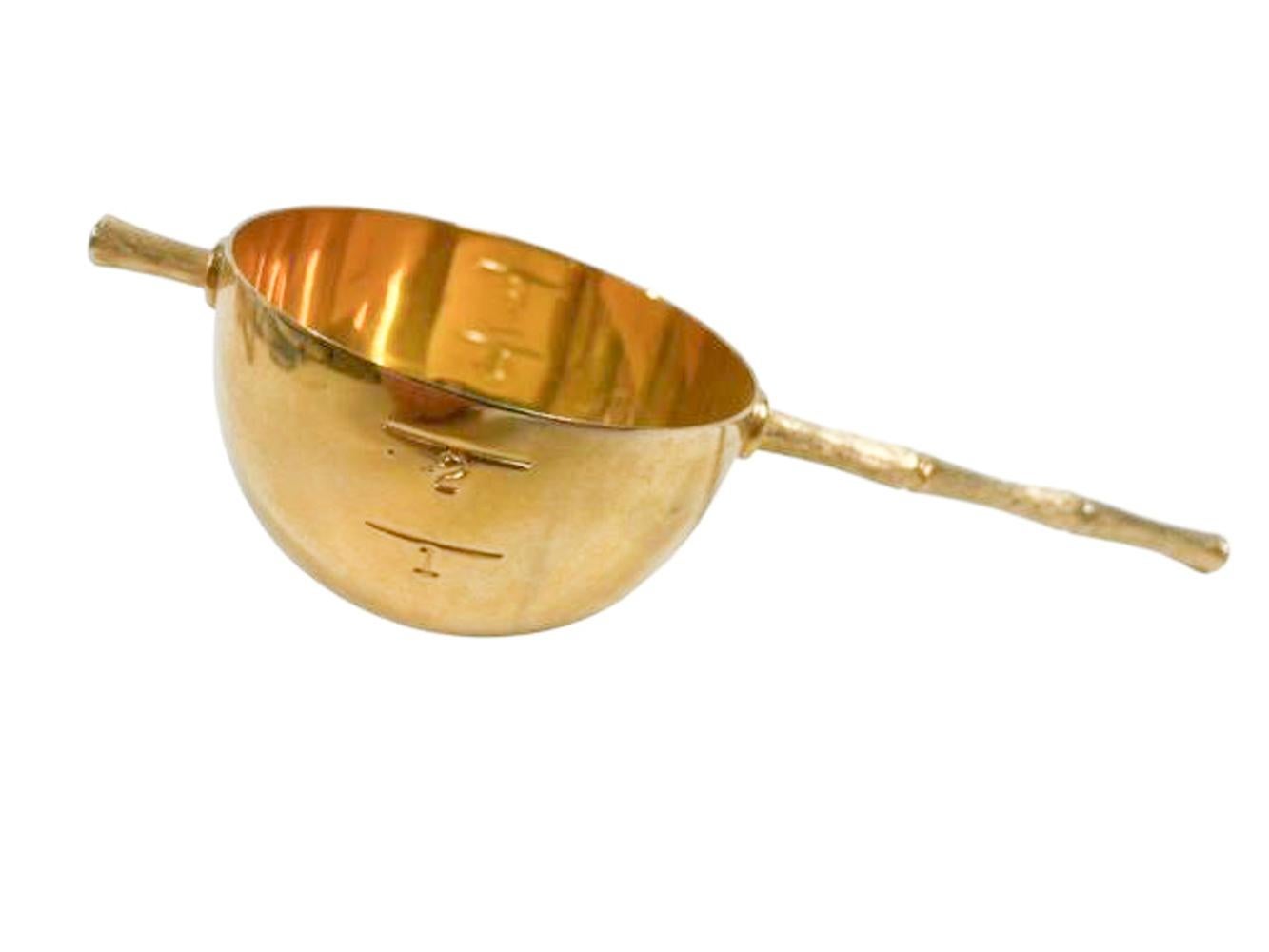 Mid-Century Modern Mid Century Napier Gilt Bamboo Motif 