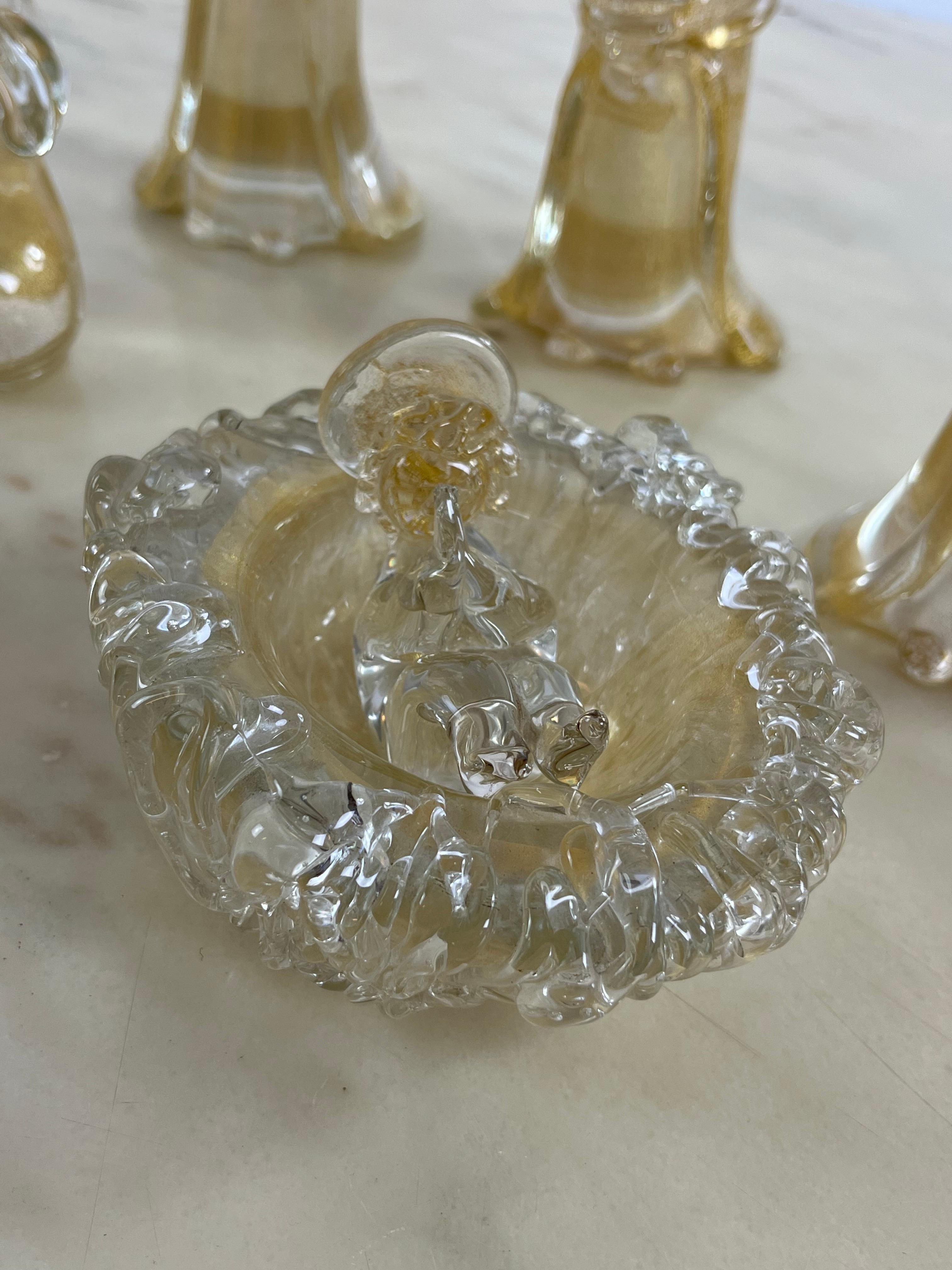 Nativity du milieu du siècle en verre de Murano attribuée à Gino Cenedese, années 1960 en vente 6