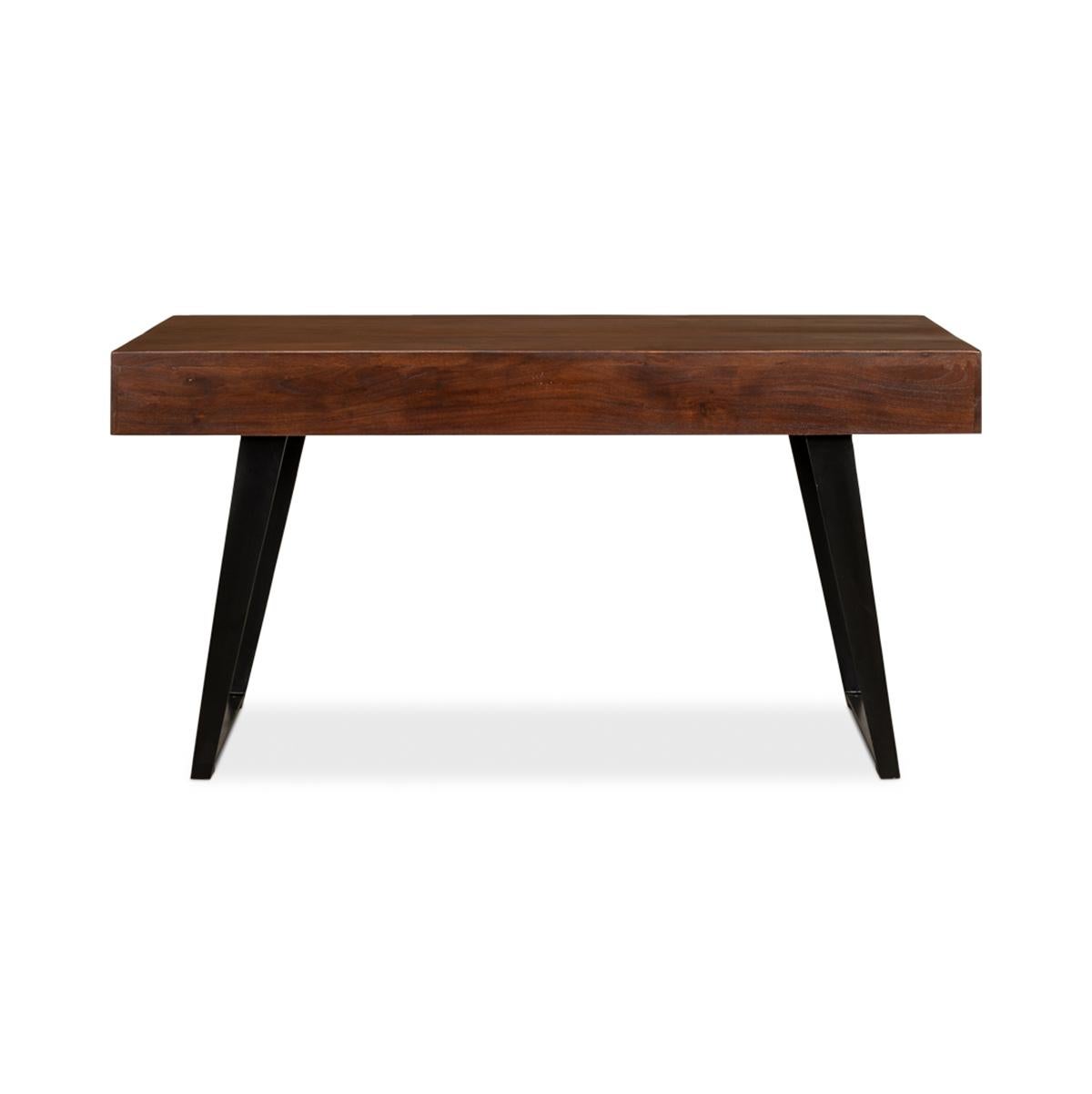 Escritorio Mid Century Natural Metal en venta