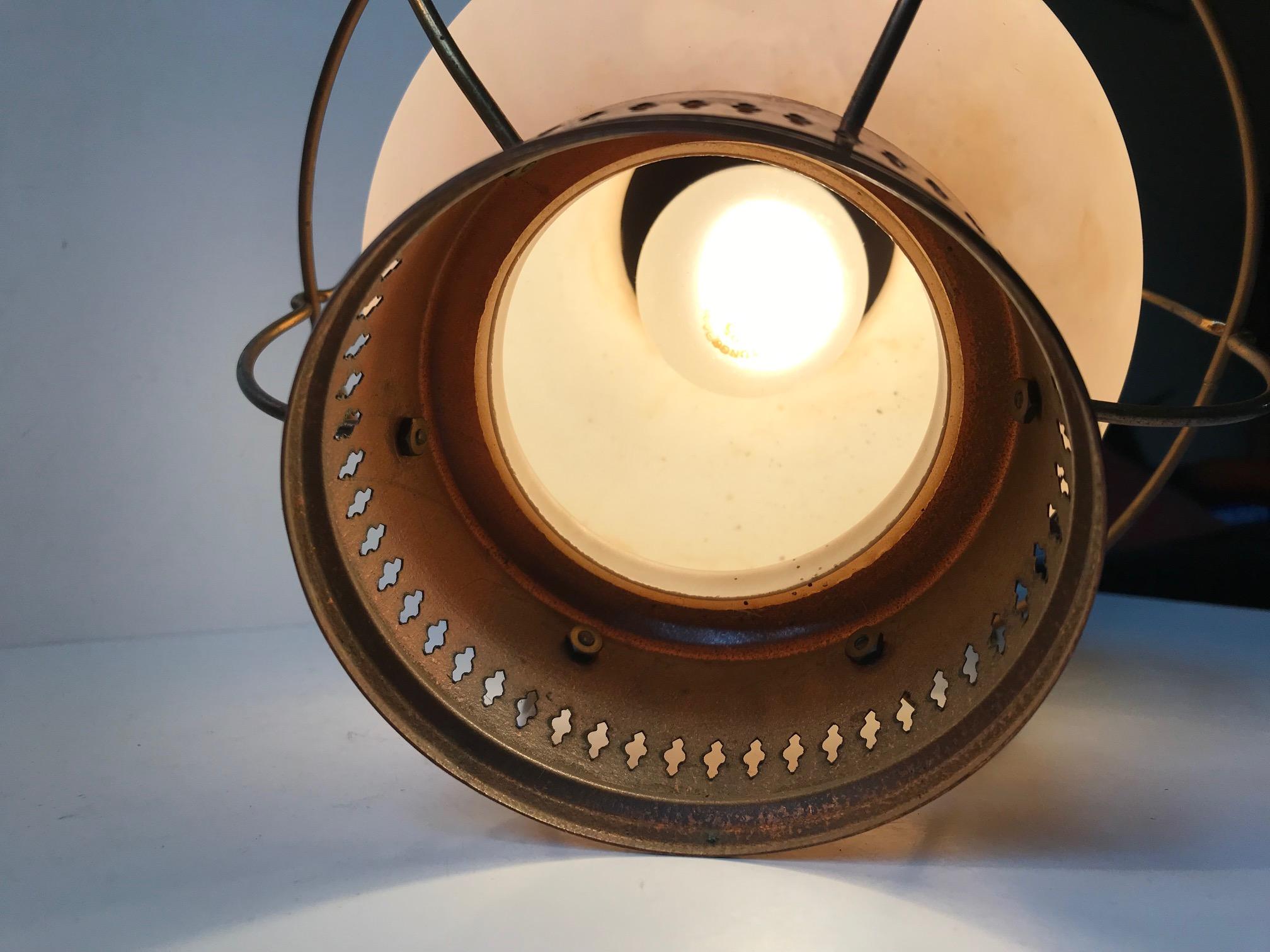 Mid-Century Modern Midcentury Nautical Pendant Lamp from Lyfa, 1960s