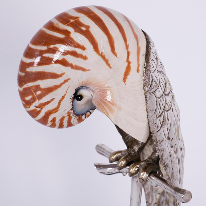 nautilus shell sculpture