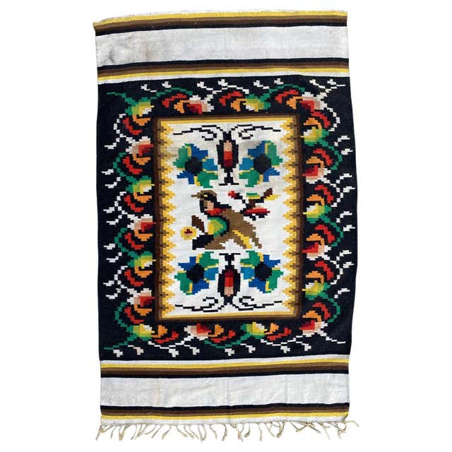 Mid Century Native Tapestry At 1stDibs