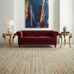 Mid-Century Neo-Classical Style Italian Carved Giltwood Side Tables W/ Rams Pair