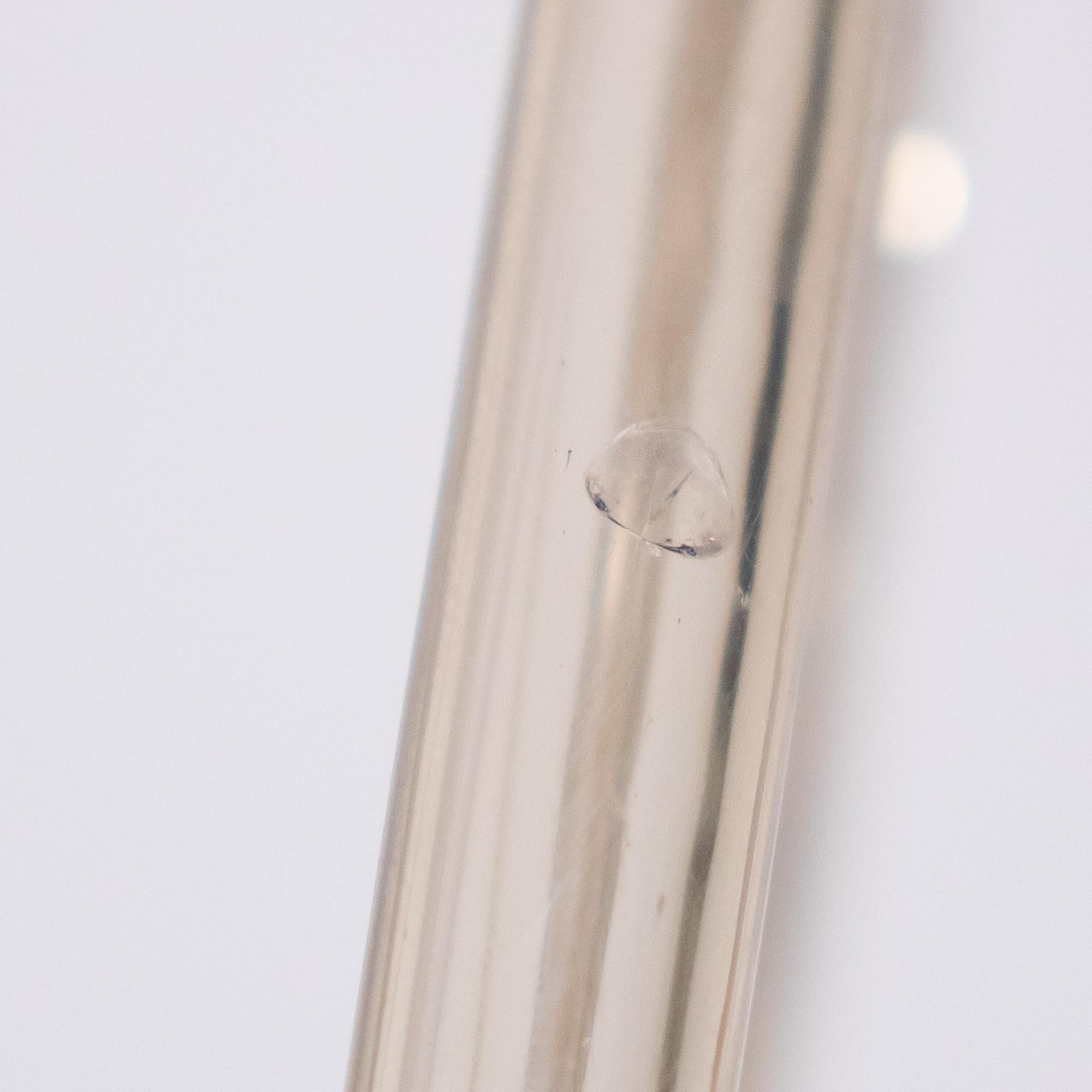 Lampadario neo-rococò di Murano di metà secolo con ambra dorata in vendita 4