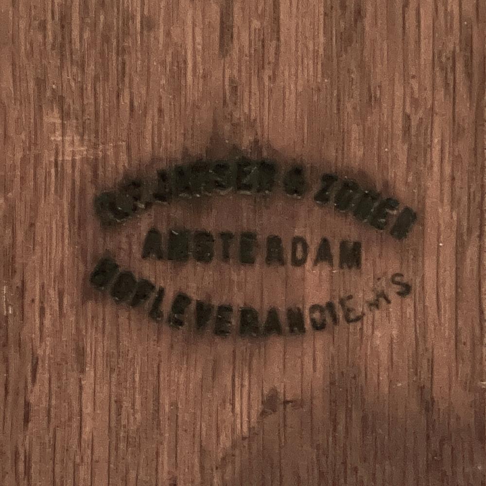 Mid-Century Neogothic Executive Desk by Jansen & Sons of Amsterdam For Sale 12