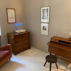 Midcentury Neon Sign Blue "Alka Seltzer" in a Acrylic Showcase, 1970s