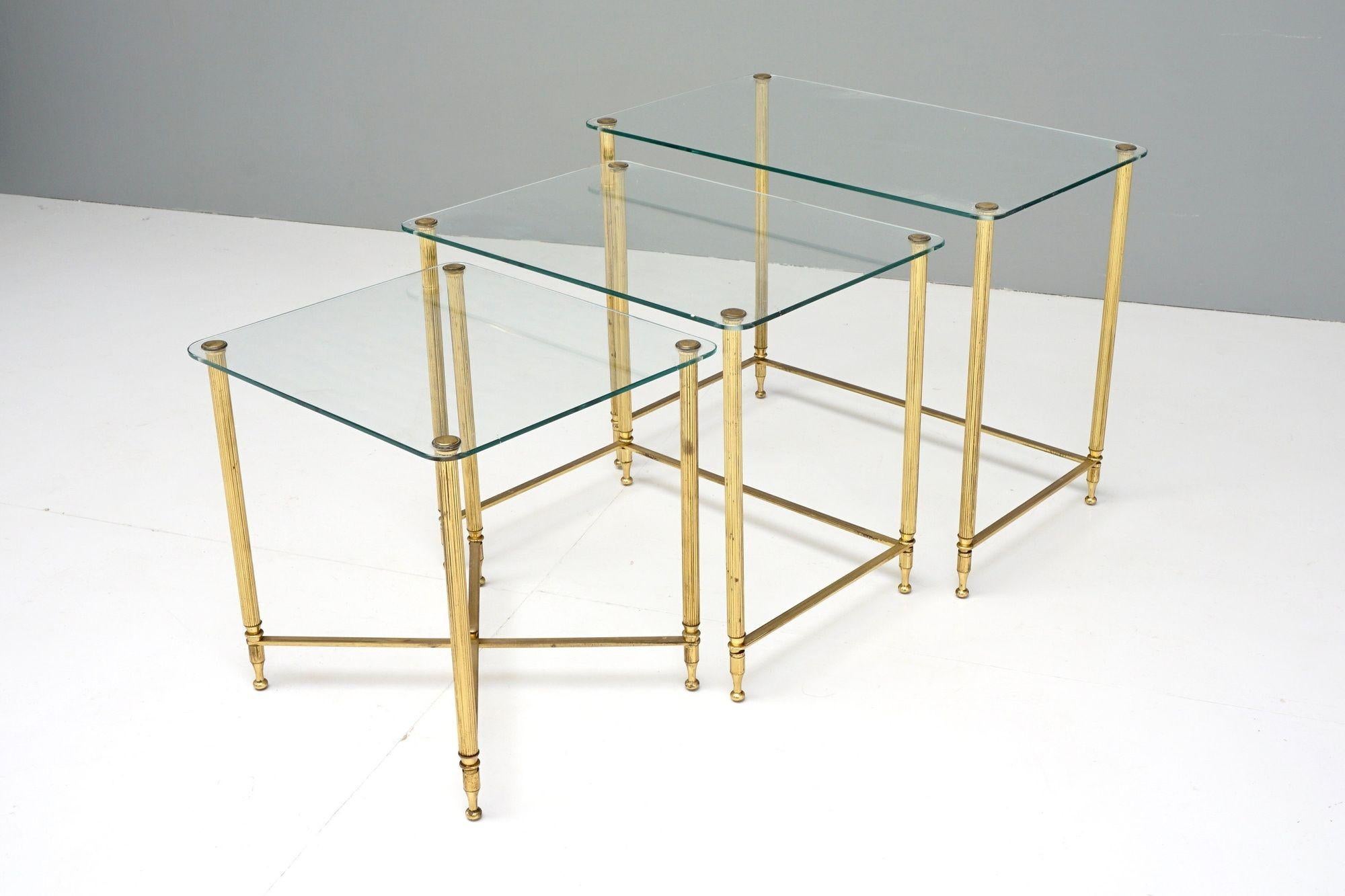 Mid Century Nest of Tables For Sale 4