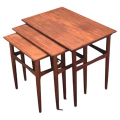 Mid-Century Nesting Tables by Kai Kristiansen, Denmark, 1960s