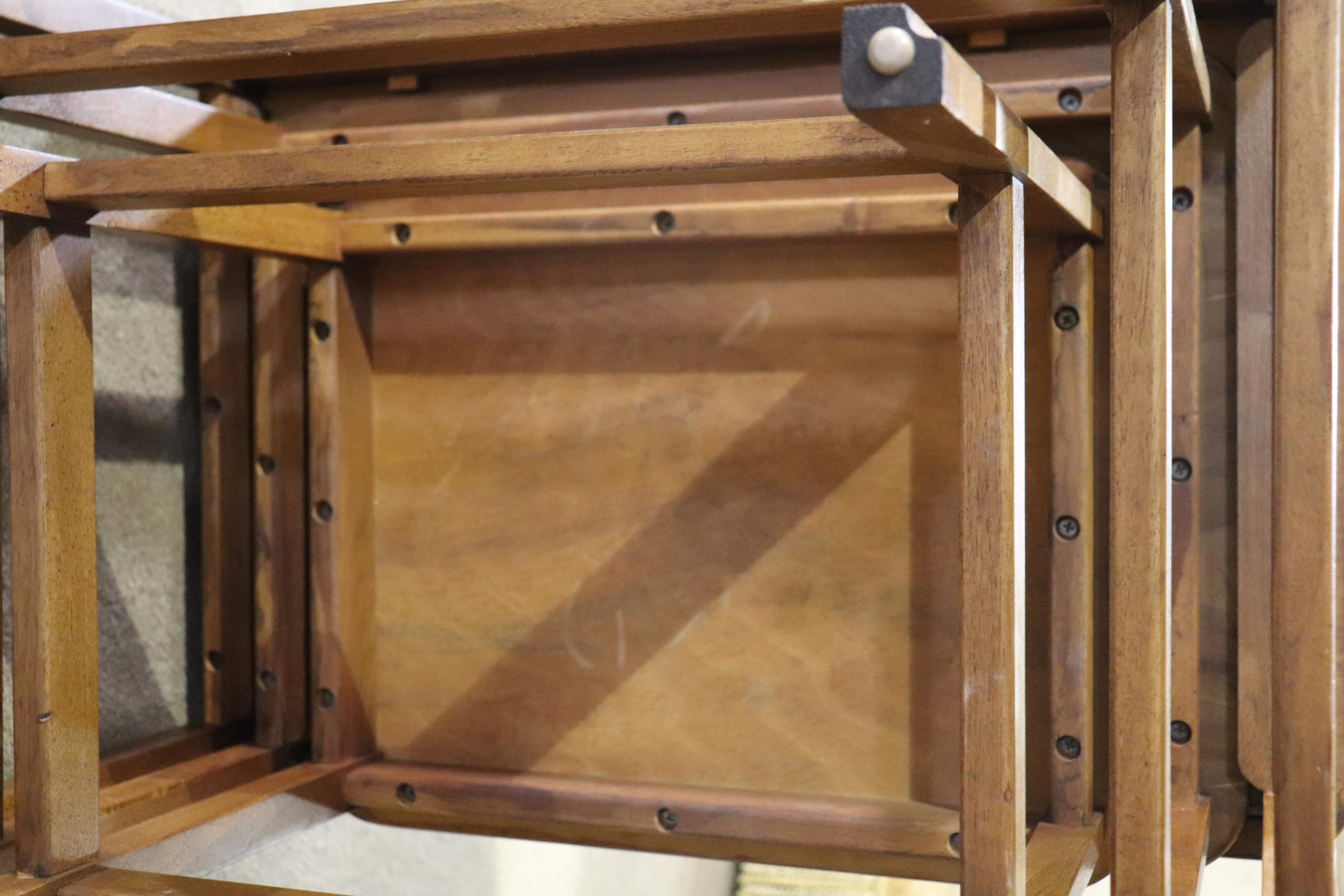 Mid-Century Nesting Tables For Sale 5
