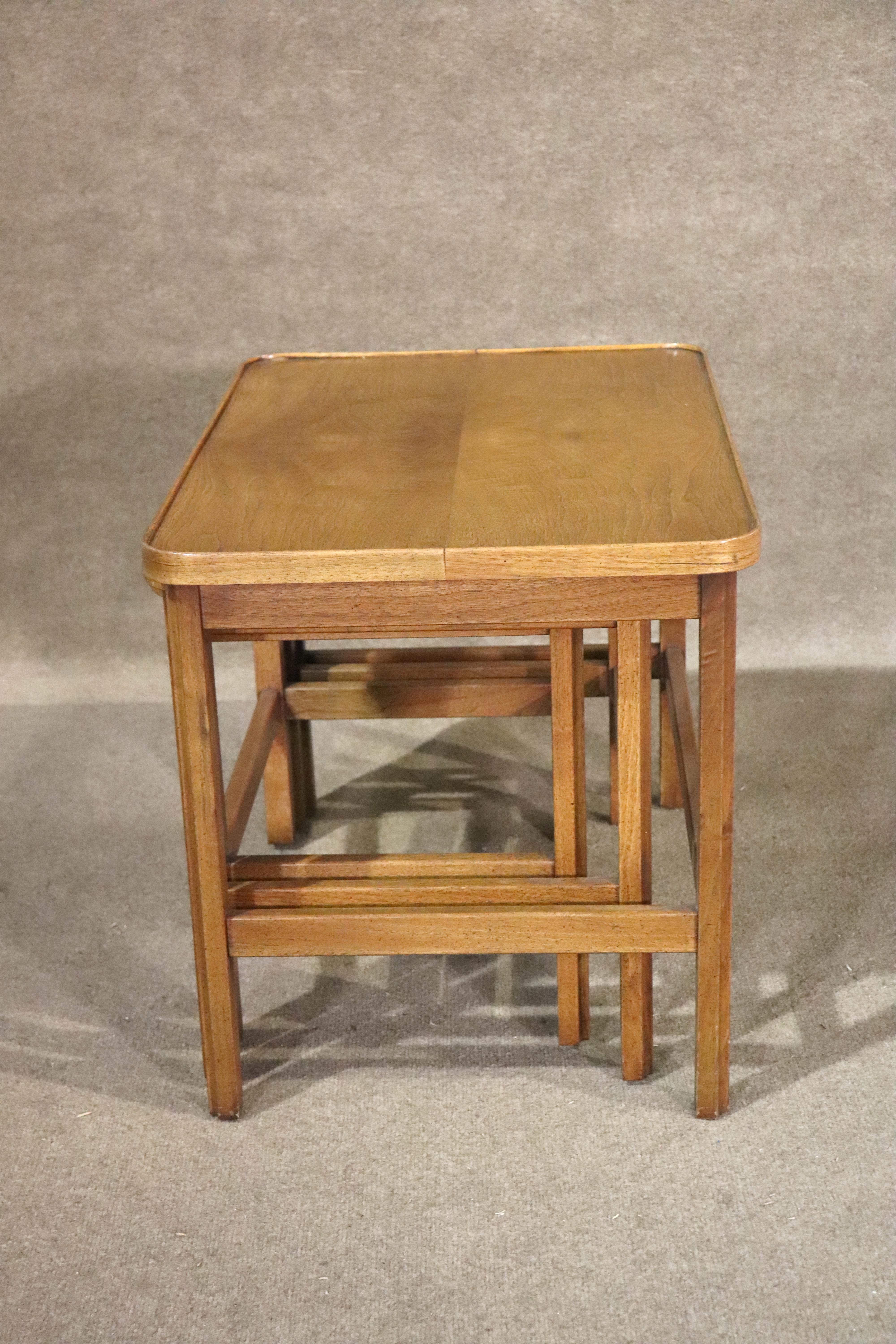 Mid-Century Modern Mid-Century Nesting Tables For Sale