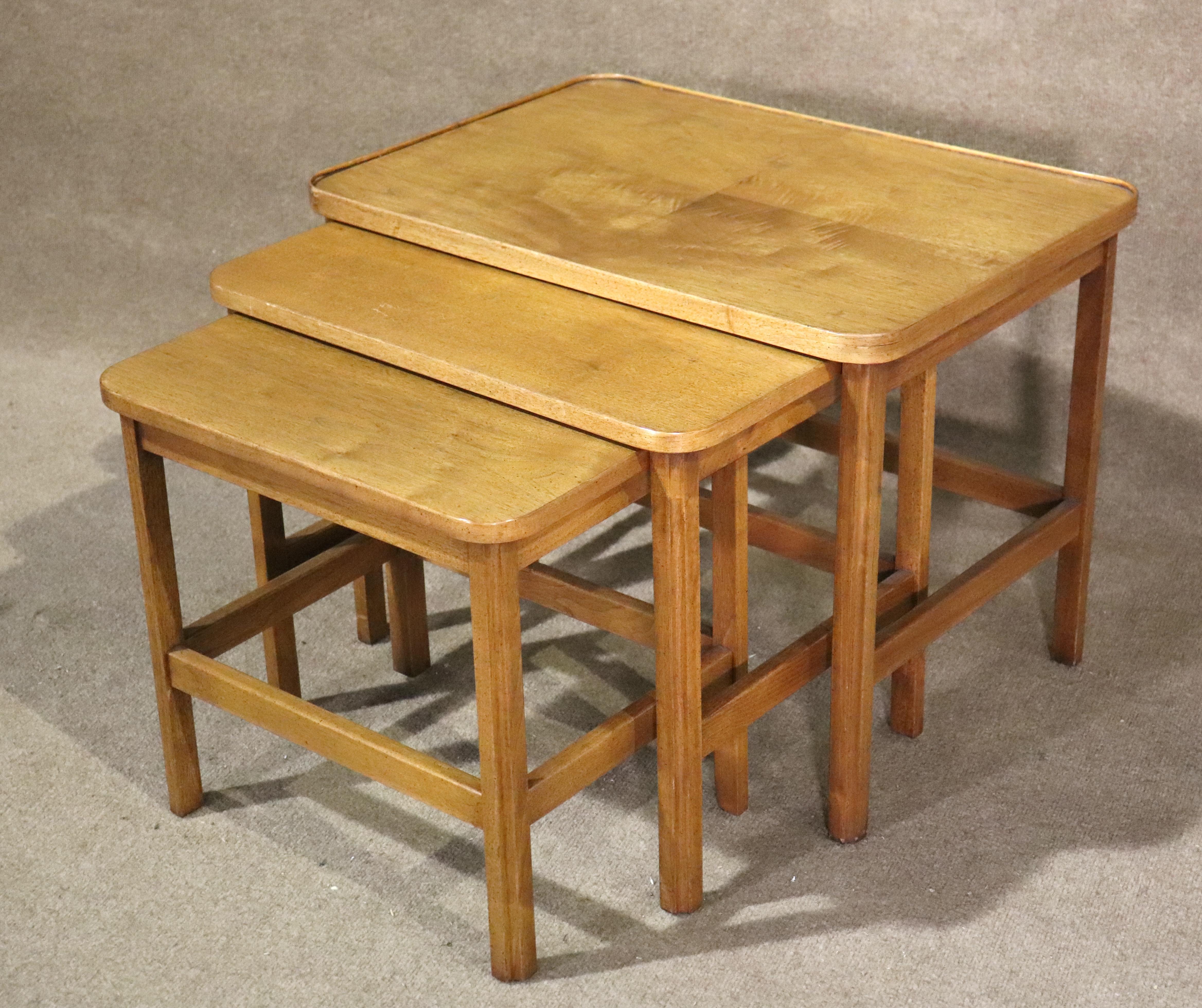 Mid-Century Nesting Tables For Sale 3