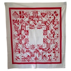 Retro Mid-Century New York City Souvenir Table Cloth