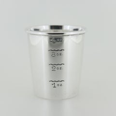 Mid-Century Newport by Gorham Sterling Silver 4 oz. Liquor Measure or Bar Jigger