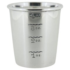 Mid-Century Newport by Gorham Sterling Silver 4 oz. Liquor Measure or Bar Jigger