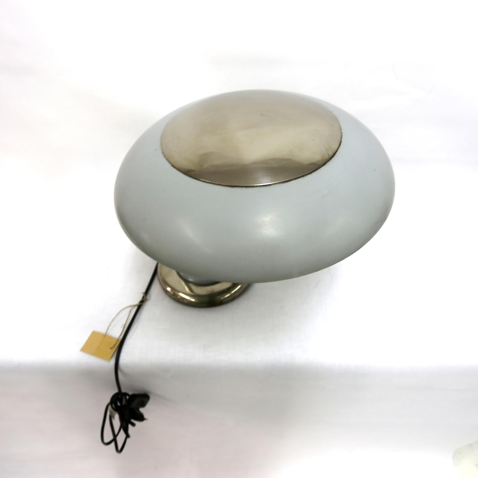 European Midcentury Nickel-Plated Table Lamp, 1960s