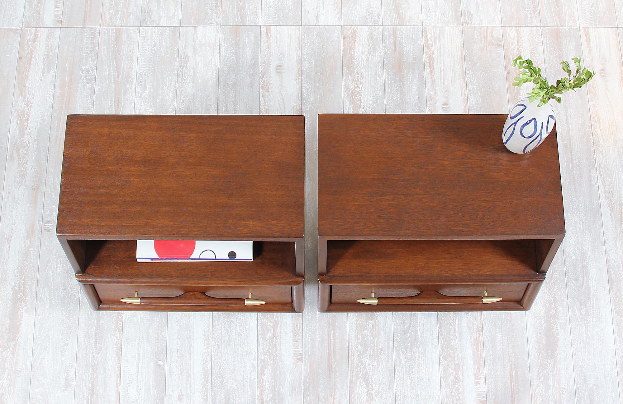 Midcentury Nightstands by John Keal for Brown Saltman 1