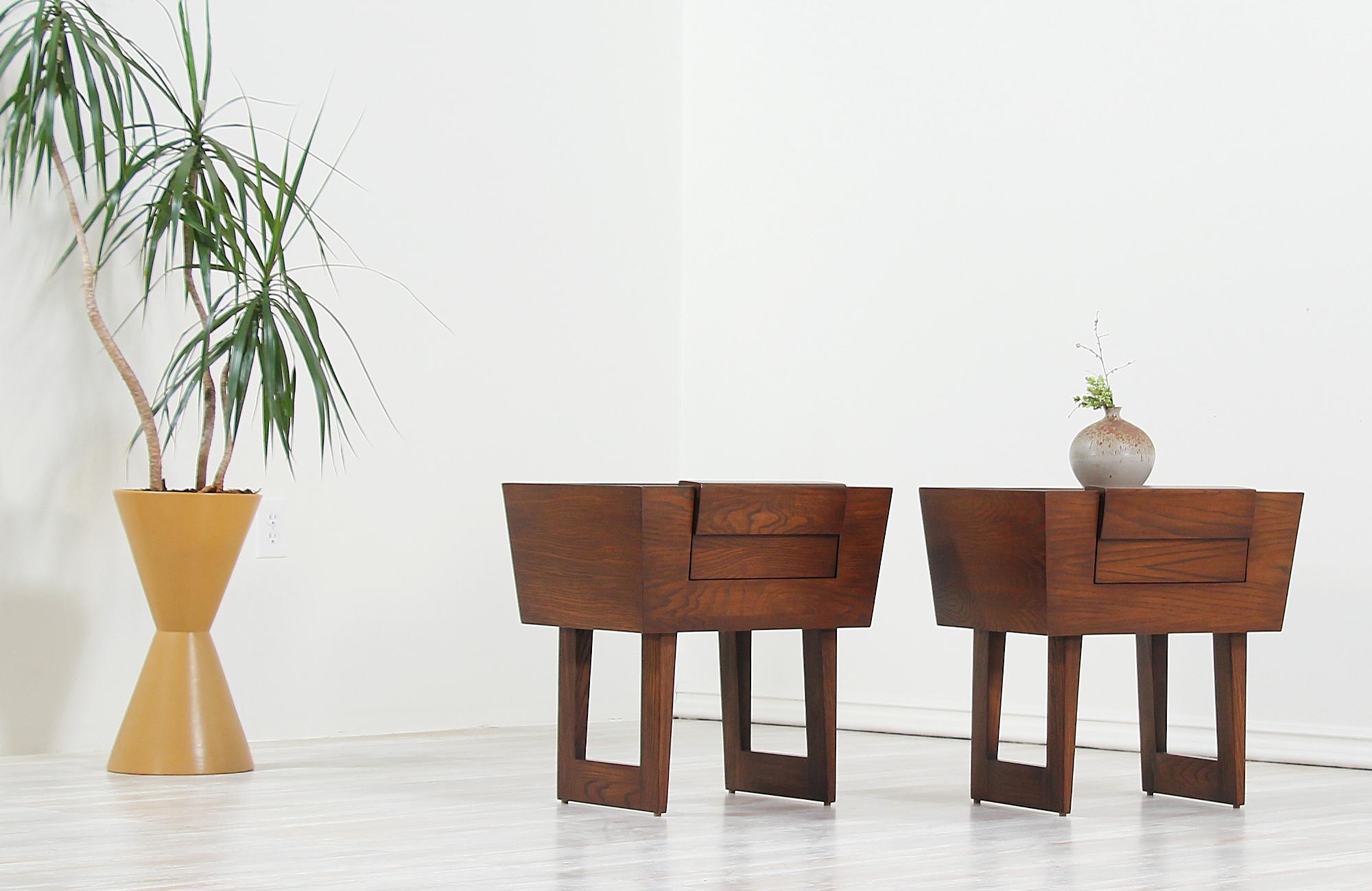 Mid-Century Modern Midcentury Nightstands by Paul Laszlo for Brown Saltman