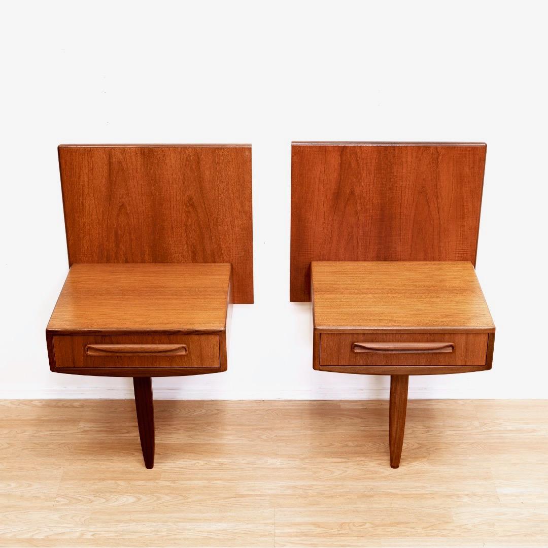 British Mid Century Night Stands by VB Wilkins for G Plan For Sale